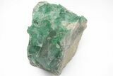 Green, Fluorescent, Cubic Fluorite Crystals - Madagascar #210471-1